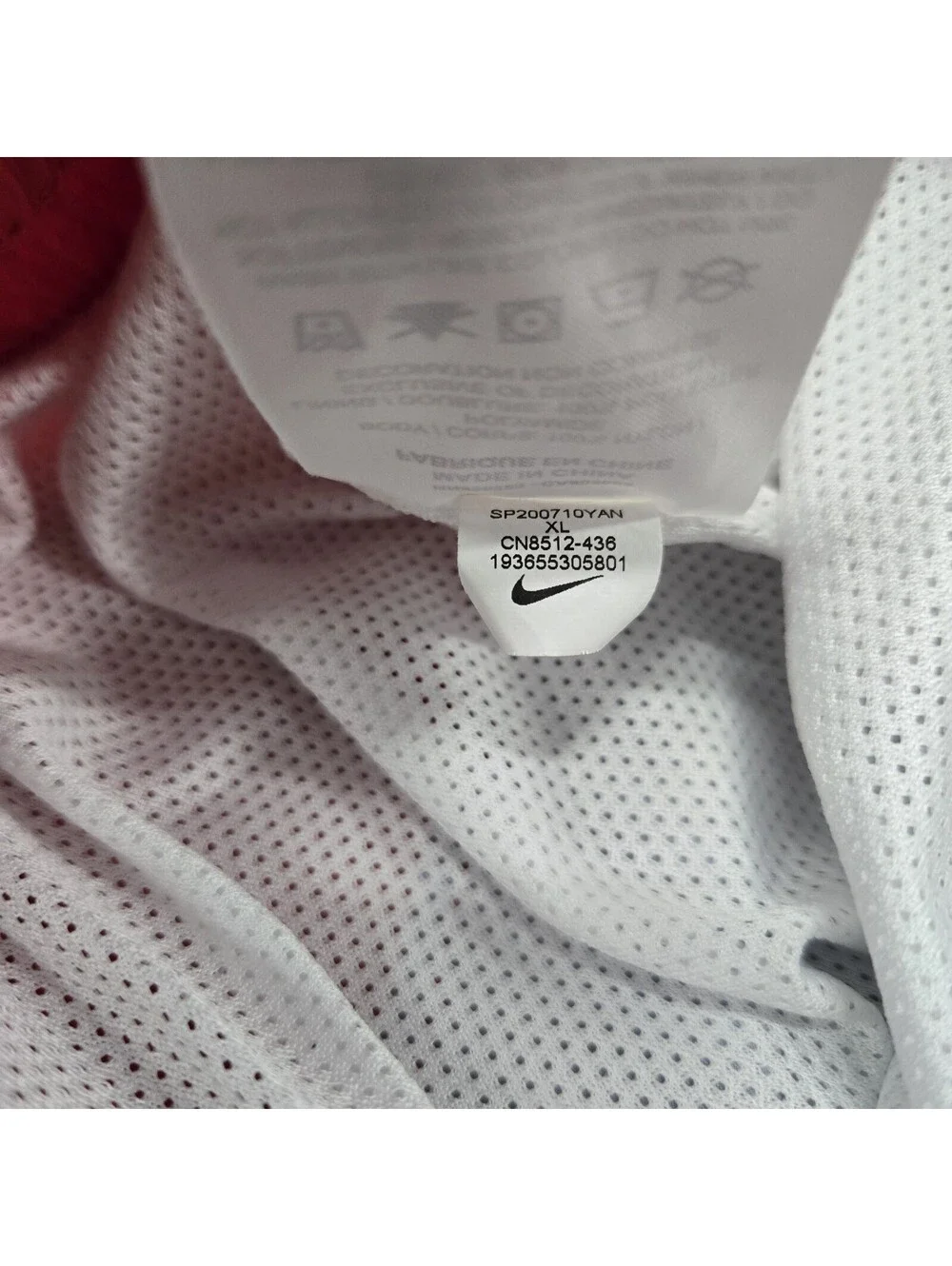 EUC Men's XL Nike Flight Series Colorblock Sweatpants Grey Black Red CN8512-436